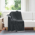 vidaXL Koc Ciemnoszary 130 x 150 cm Polar