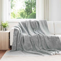 vidaXL Koc Szary 220 x 240 cm Polar