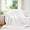 vidaXL Koc Biały 240 x 270 cm Polar