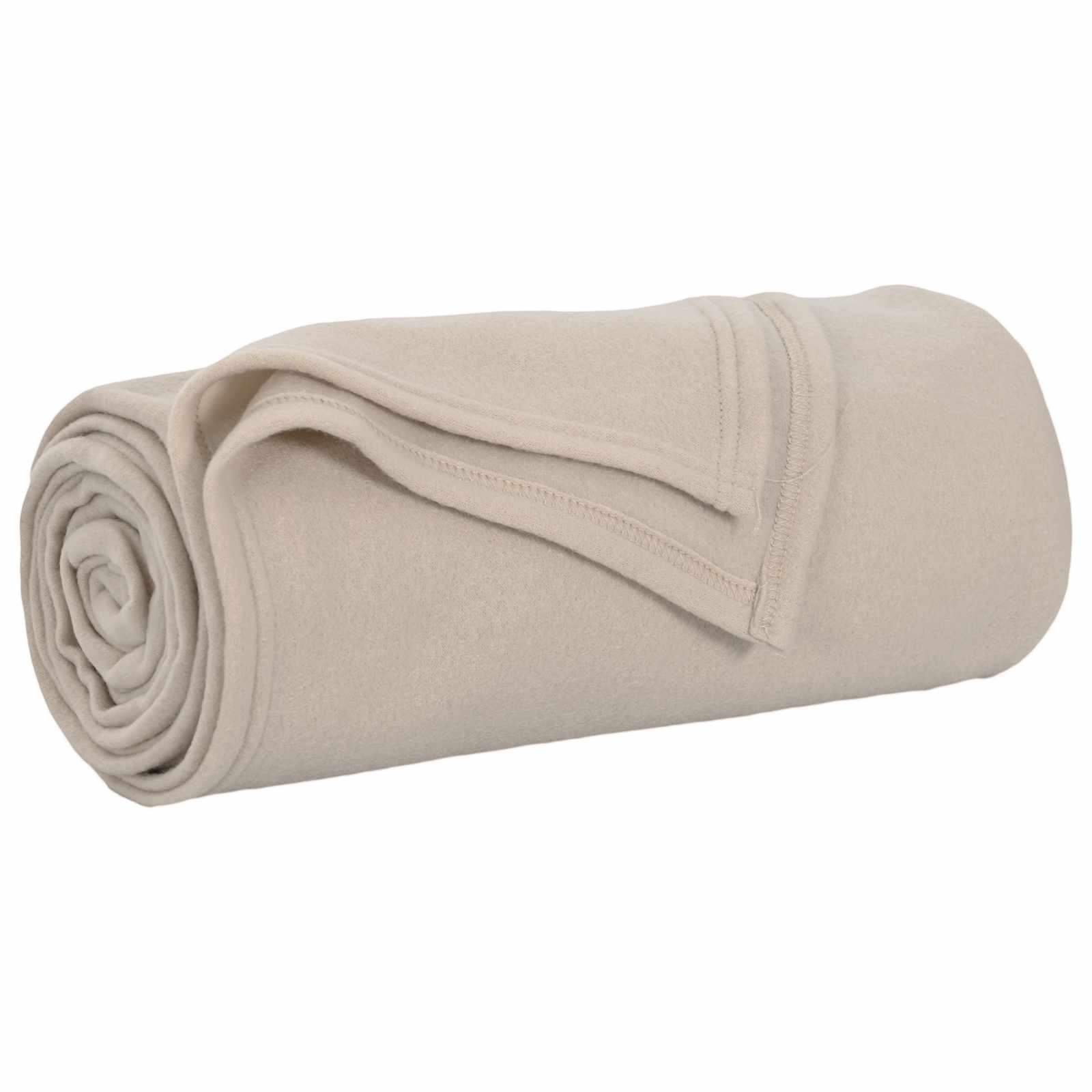 vidaXL Koc Beżowy 170 x 130 cm Polar