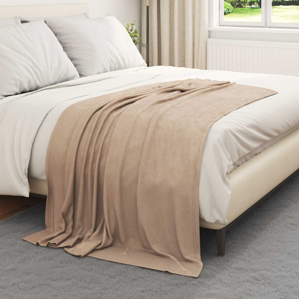 vidaXL Koc Camel 170 x 130 cm Polar