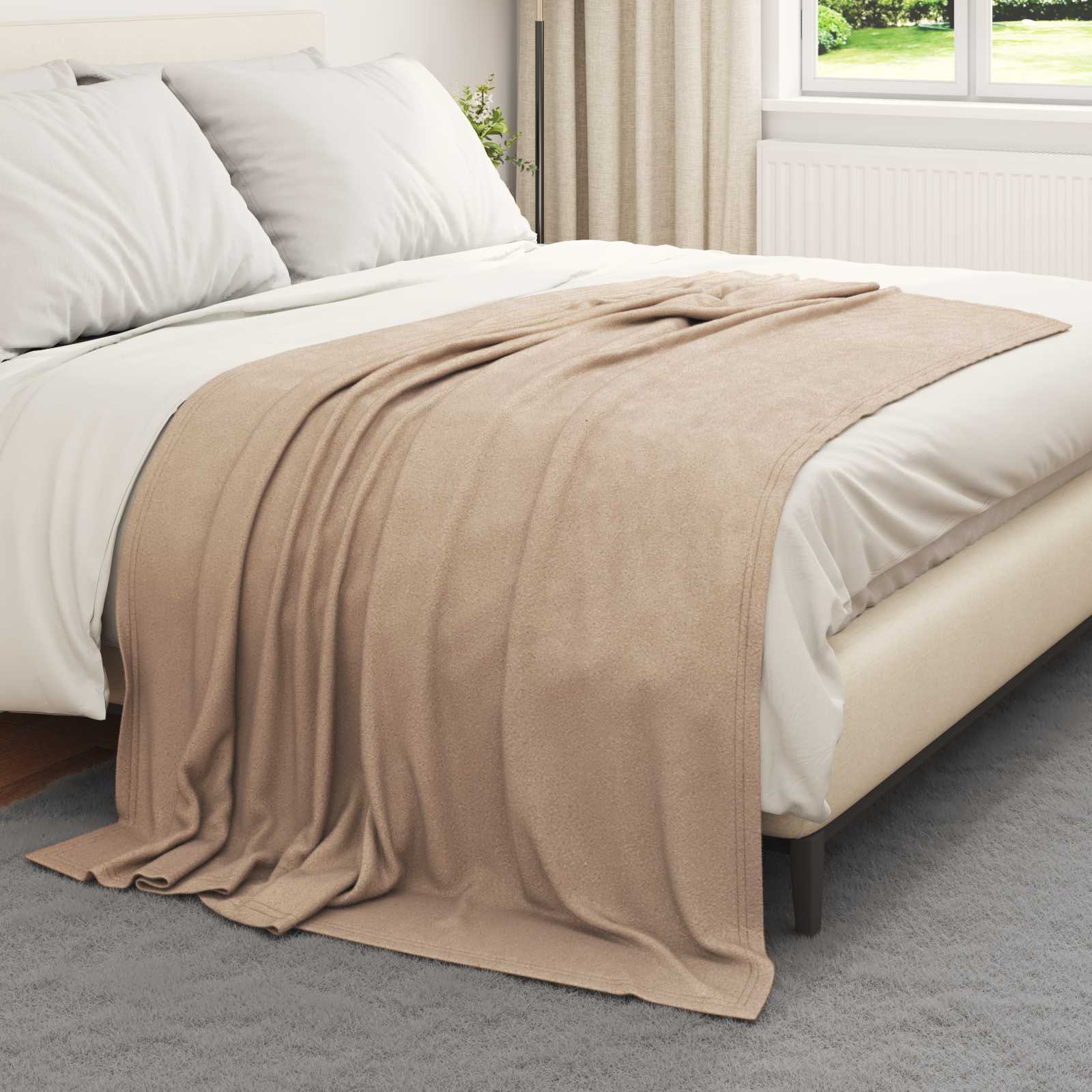 vidaXL Koc Camel 200 x 150 cm Polar