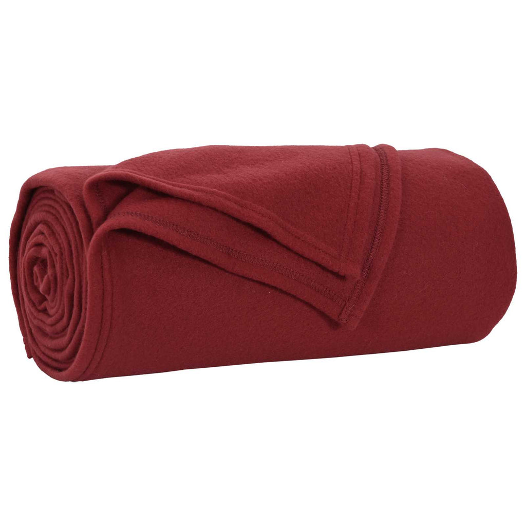 vidaXL Koc Bordeaux Czerwony 200 x 150 cm Polar