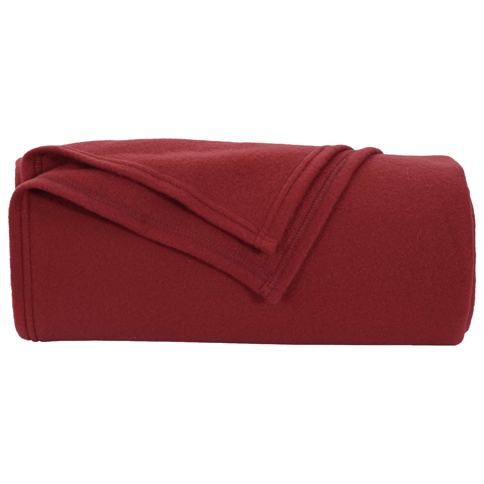 vidaXL Koc Bordeaux Czerwony 240 x 220 cm Polar