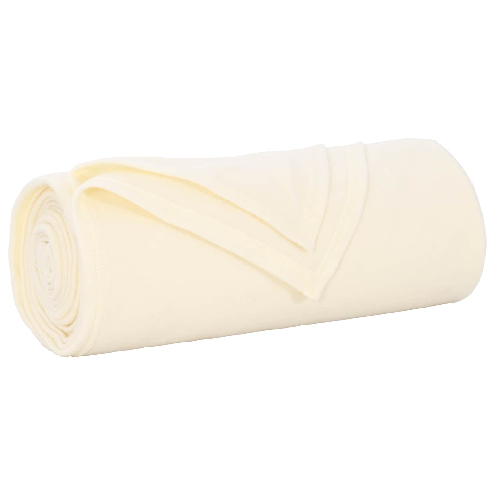 vidaXL Koc Kremowy 170 x 130 cm Polar