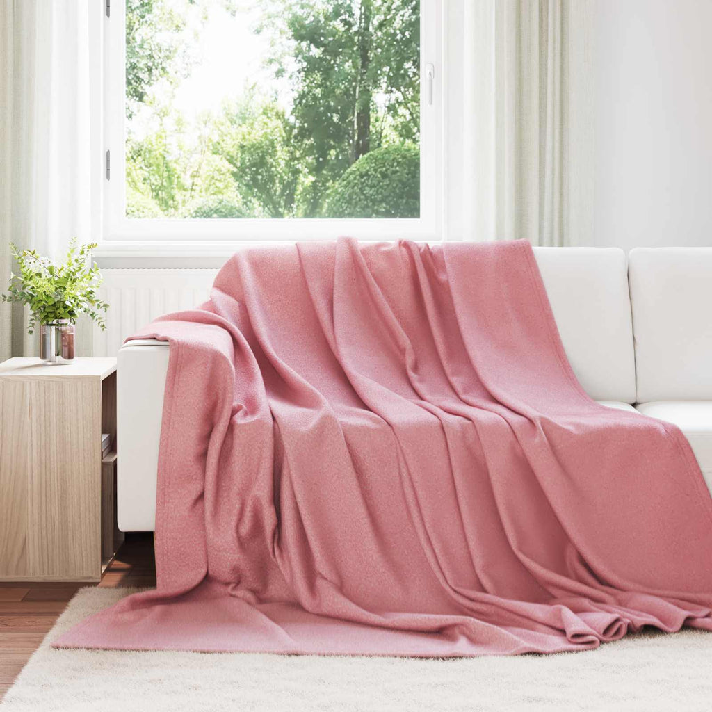 vidaXL Koc Różowy 270 x 240 cm Polar