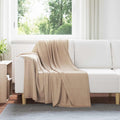 vidaXL Koce narzutowe 6 pcs Camel 170 x 130 cm Polar
