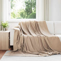 vidaXL Koce narzutowe 6 pcs Camel 240 x 220 cm Polar