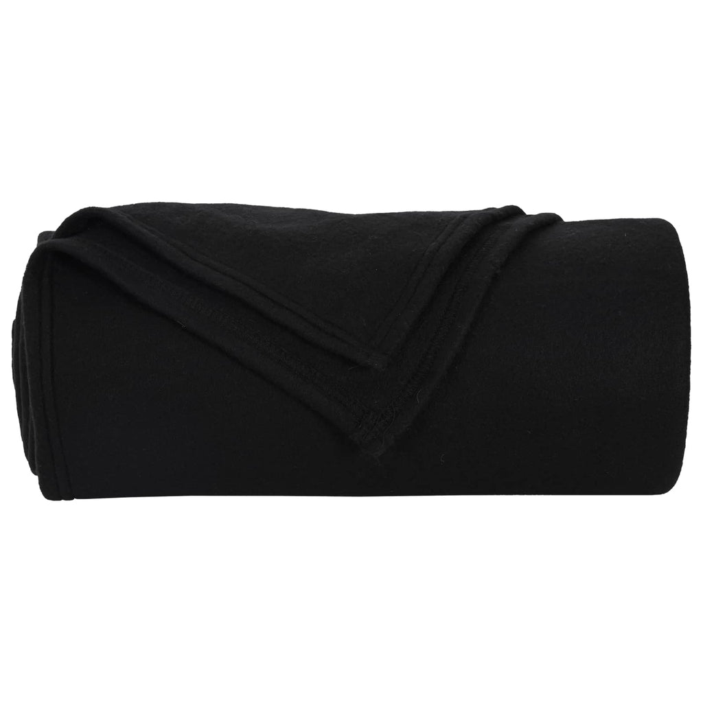 vidaXL Koce narzutowe 6 pcs Czarny 200 x 150 cm Polar