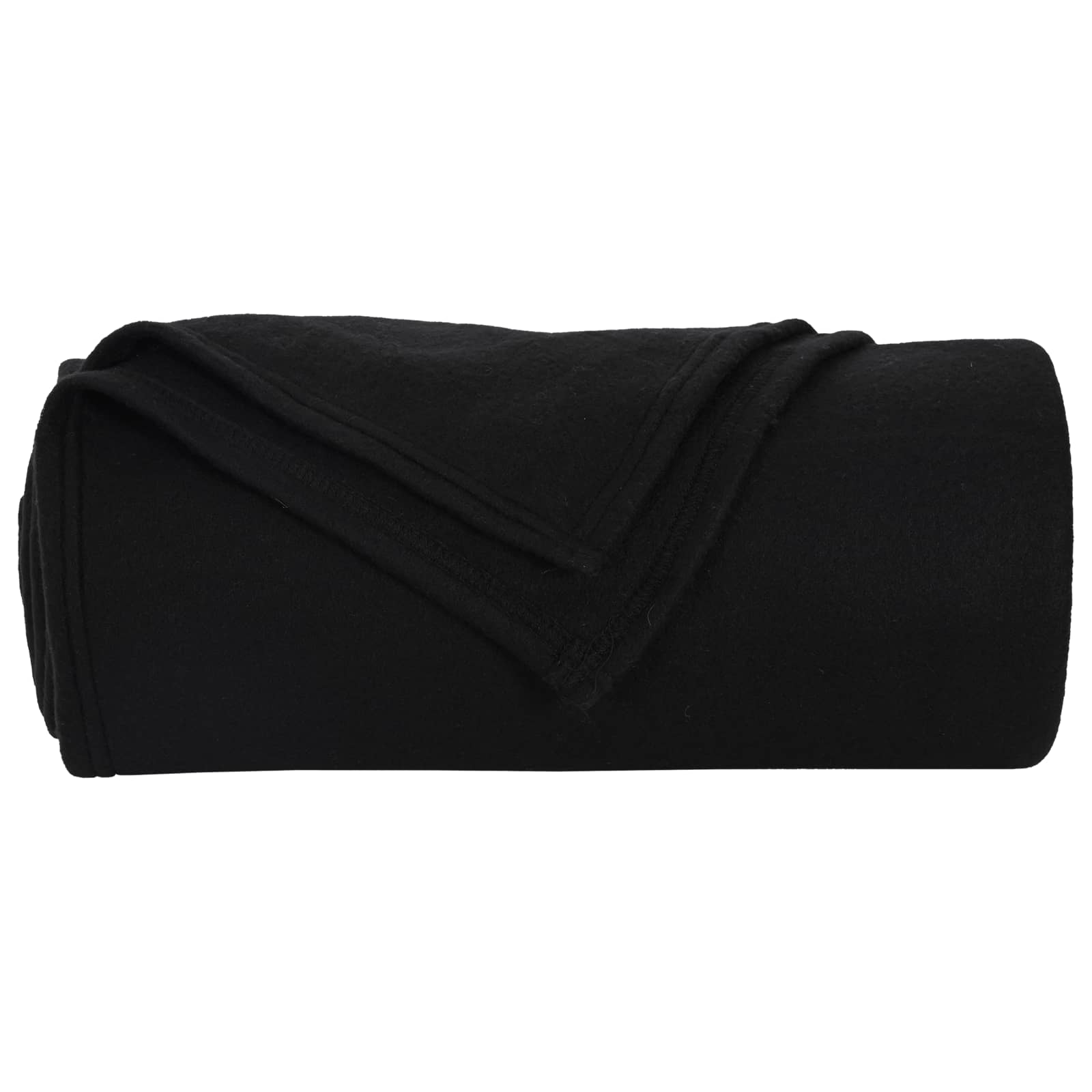 vidaXL Koce narzutowe 6 pcs Czarny 200 x 150 cm Polar