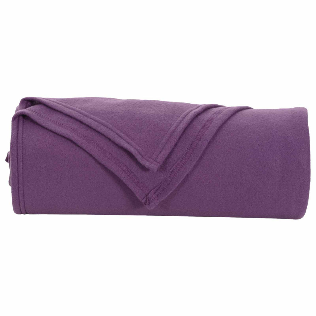 vidaXL Koce narzutowe 6 pcs Fioletowy 170 x 130 cm Polar