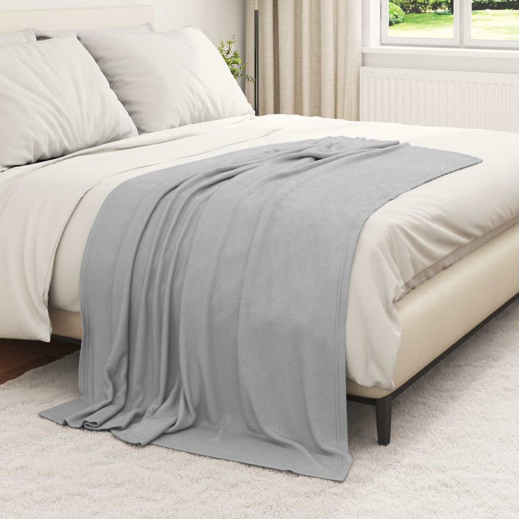 vidaXL Koce narzutowe 24 pcs Szary 170 x 130 cm Polar