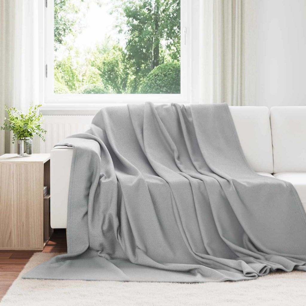 vidaXL Koce narzutowe 24 pcs Szary 240 x 220 cm Polar