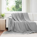 vidaXL Koce narzutowe 24 pcs Szary 240 x 220 cm Polar