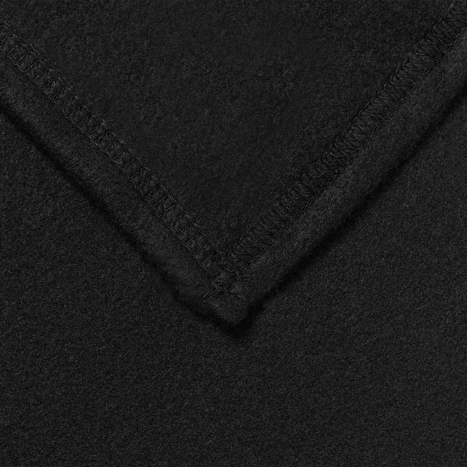 vidaXL Koce narzutowe 24 pcs Czarny 200 x 150 cm Polar