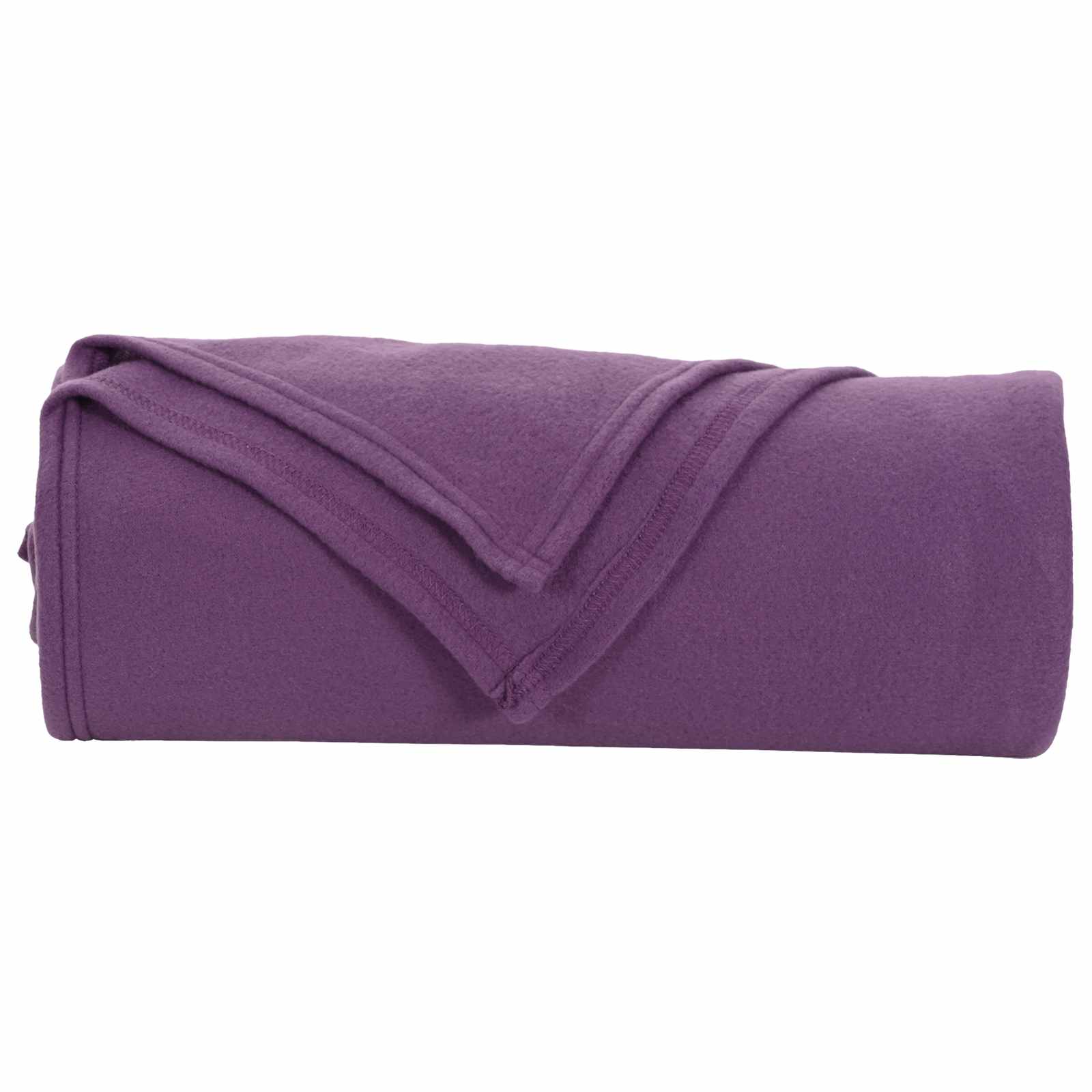 vidaXL Koce narzutowe 24 pcs Fioletowy 200 x 150 cm Polar