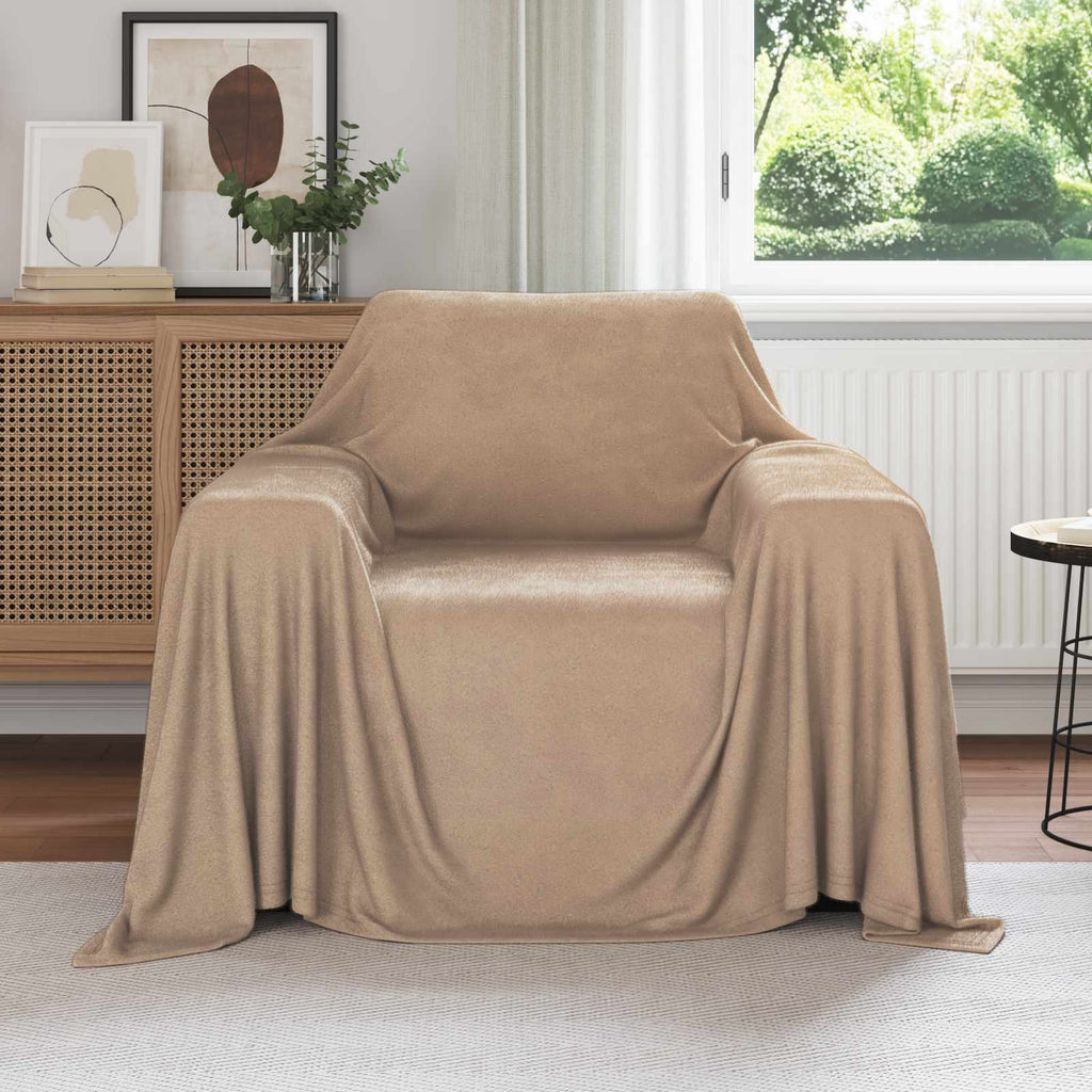 vidaXL Koc Camel 210 x 140 cm Polar