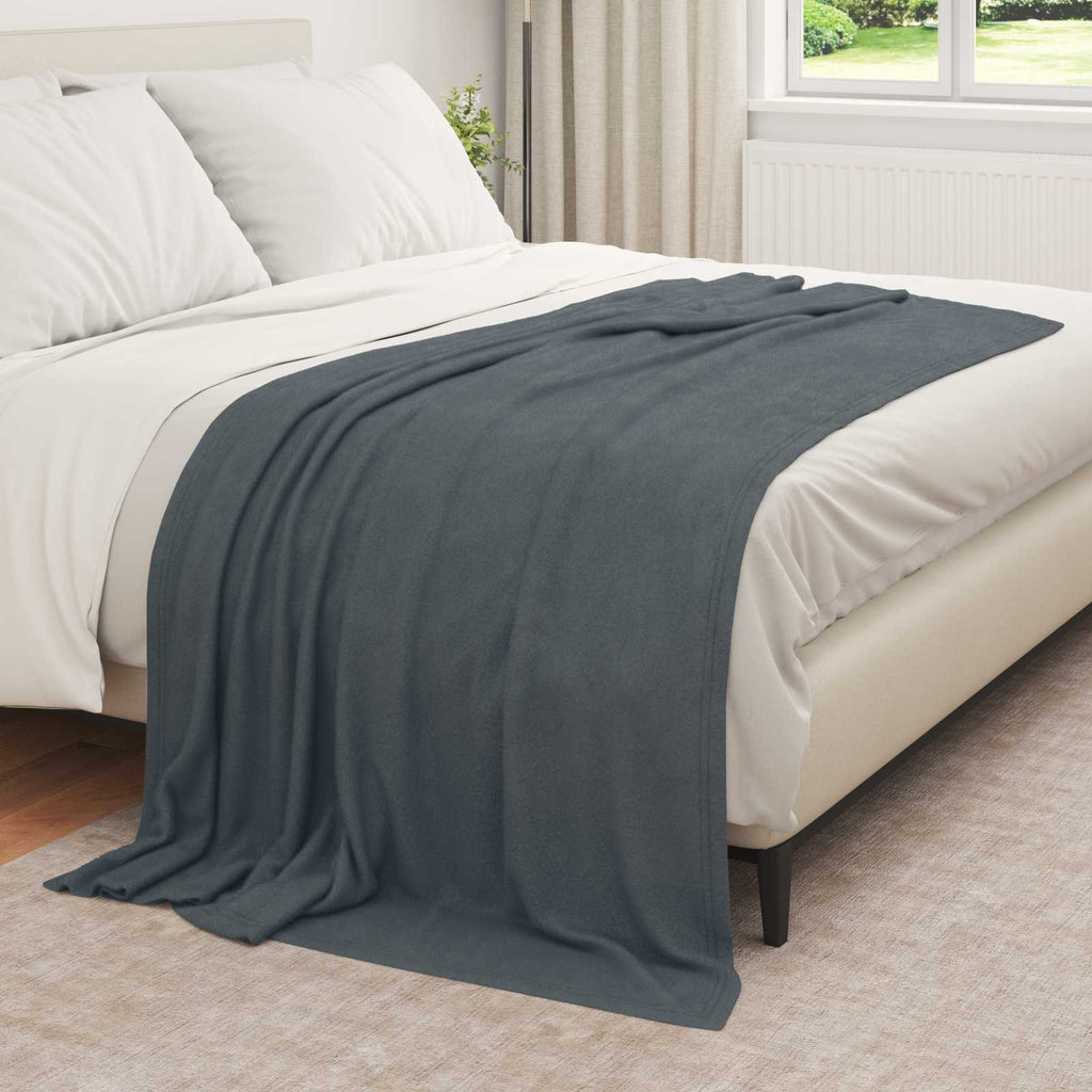 vidaXL Koc Ciemnoszary 210 x 140 cm Polar