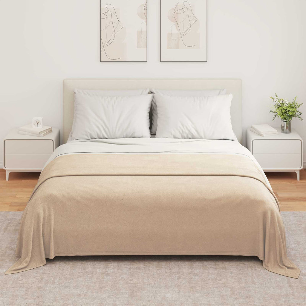 vidaXL Koce narzutowe 6 pcs Camel 280 x 210 cm Polar