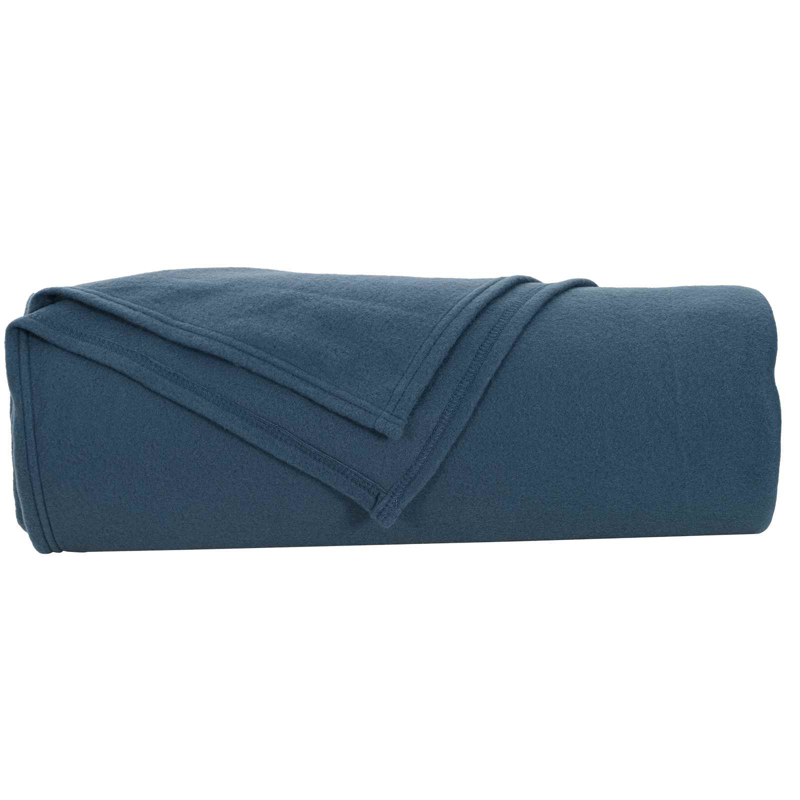 vidaXL Koce narzutowe 6 pcs Granatowy 350 x 270 cm Polar