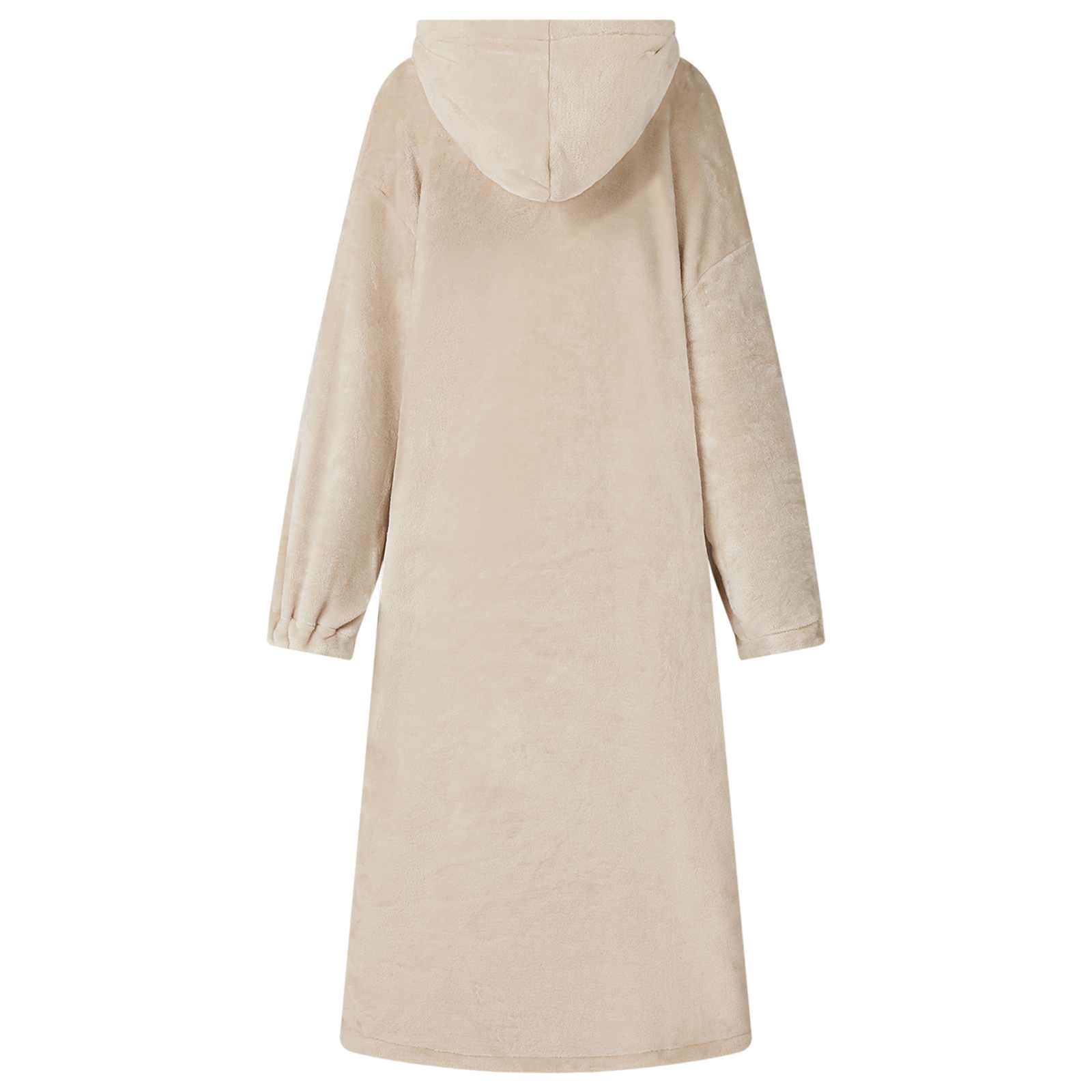 vidaXL Bluza-koc Beżowy s Flanela