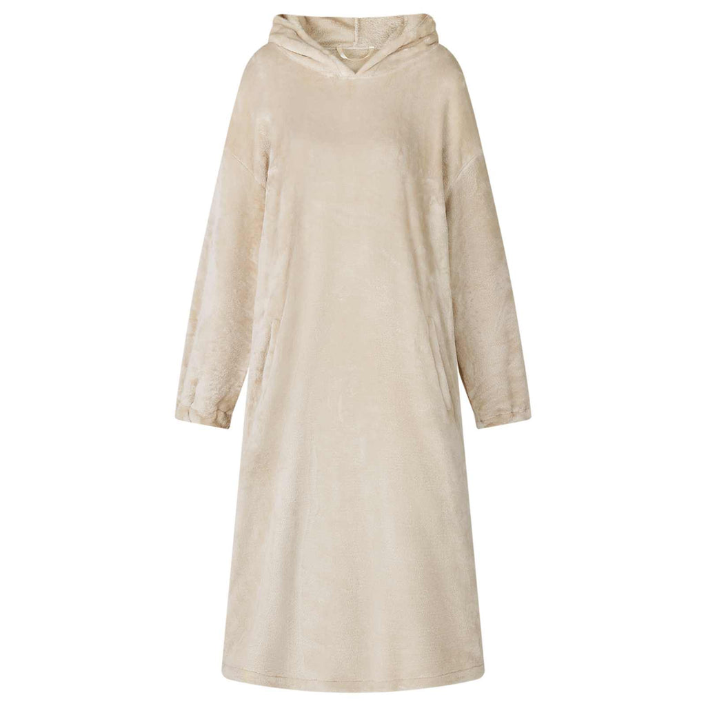 vidaXL Bluza-koc Beżowy l Flanela