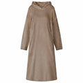 vidaXL Bluza-koc Camel s Flanela