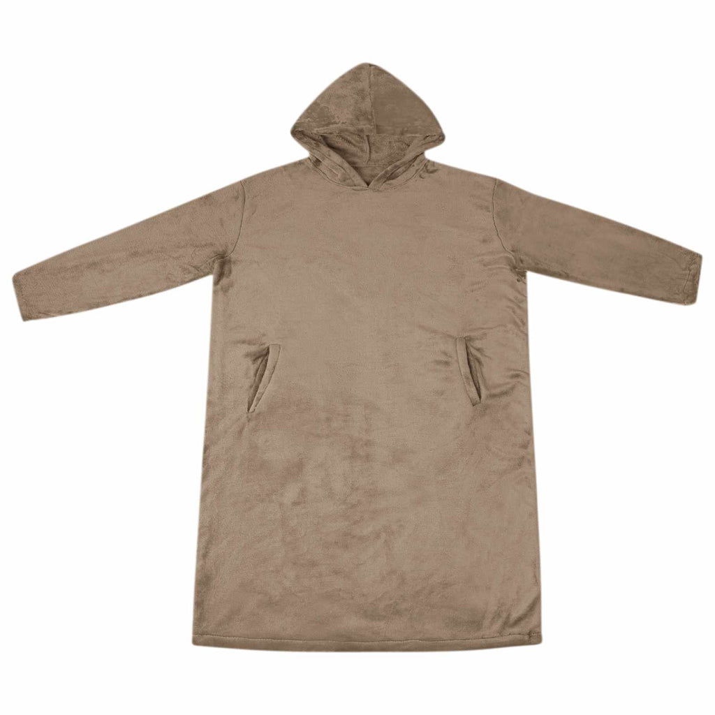 vidaXL Bluza-koc Camel s Flanela