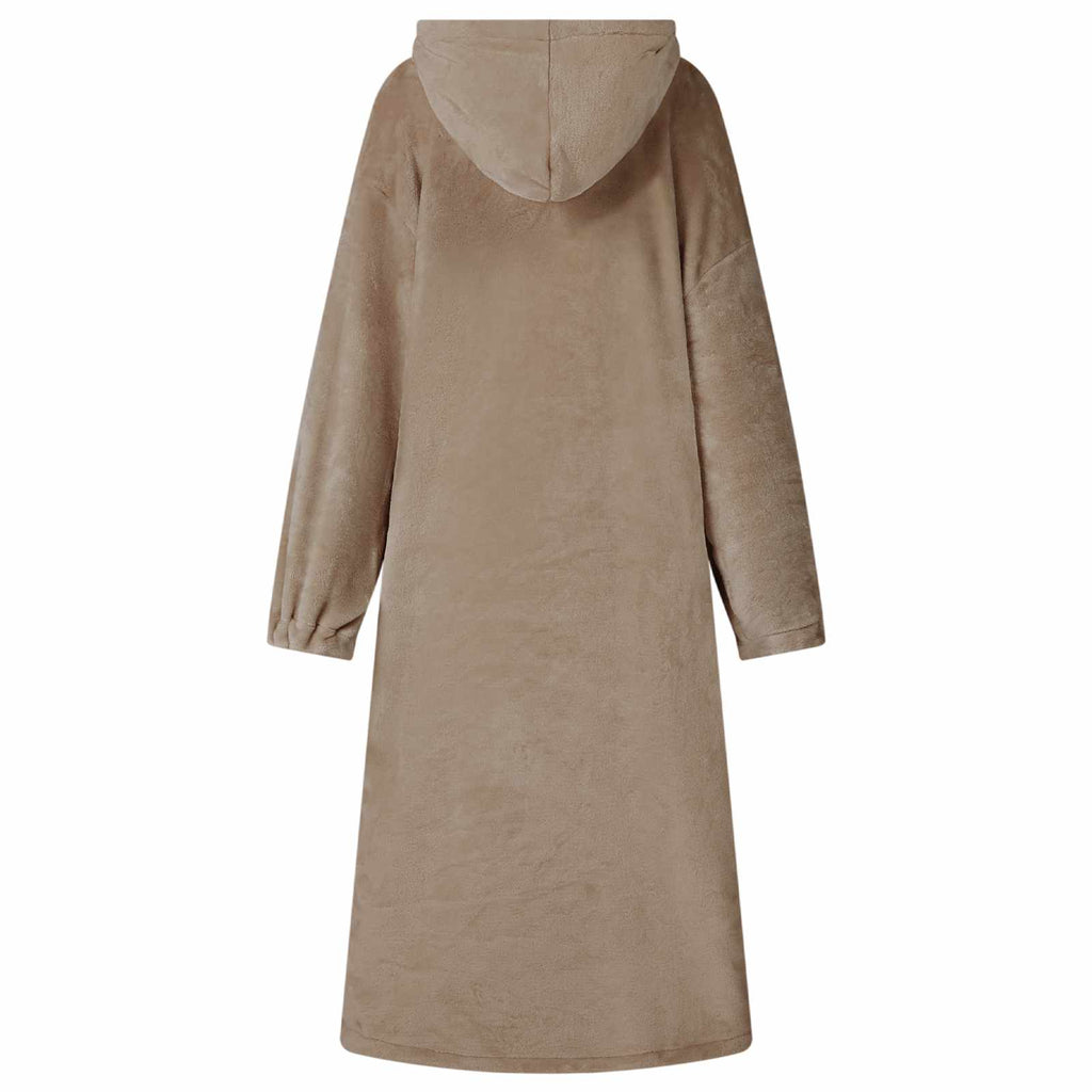 vidaXL Bluza-koc Camel m Flanela