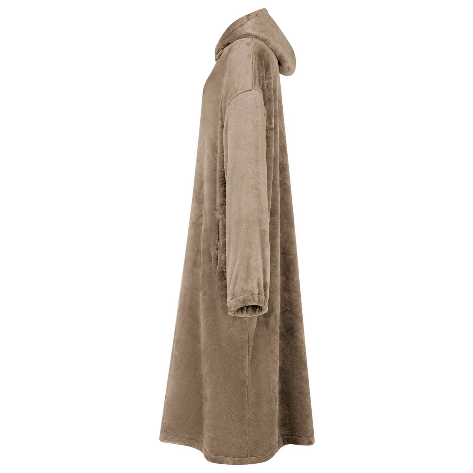 vidaXL Bluza-koc Camel m Flanela