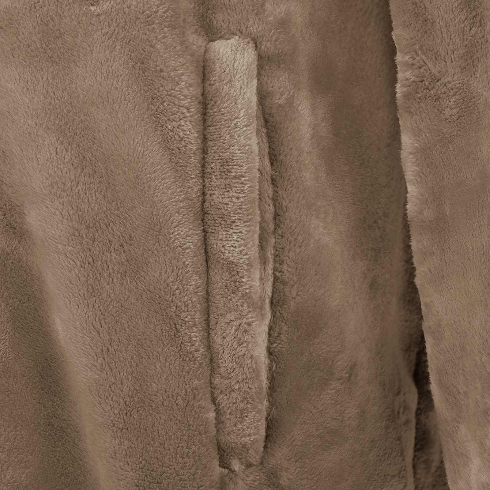 vidaXL Bluza-koc Camel l Flanela