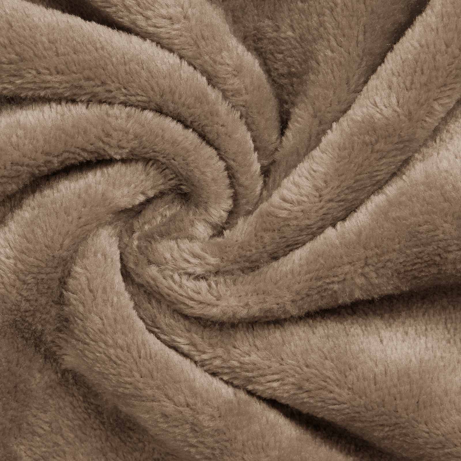 vidaXL Bluza-koc Camel l Flanela