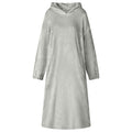 vidaXL Bluza-koc Szary m Flanela