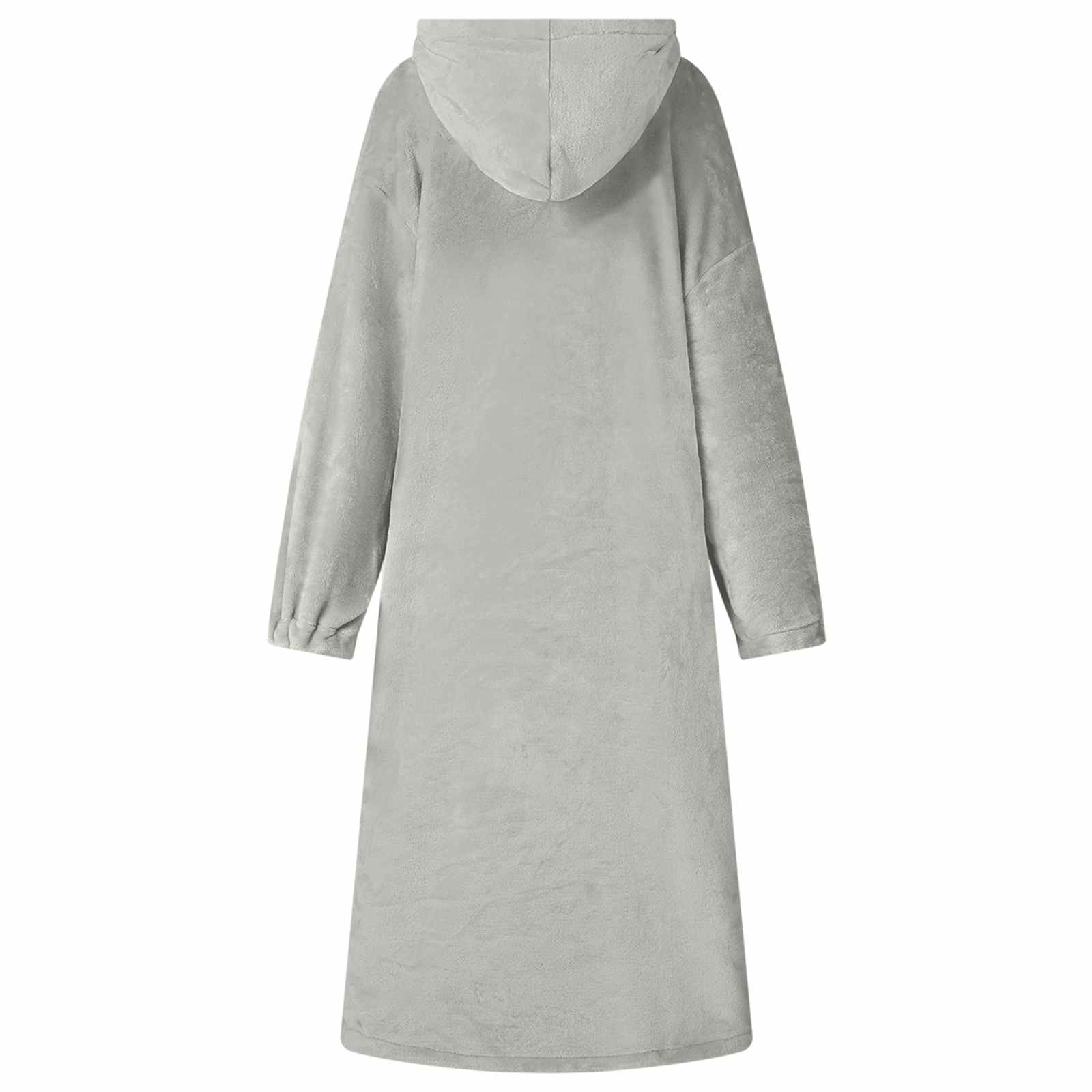 vidaXL Bluza-koc Szary l Flanela