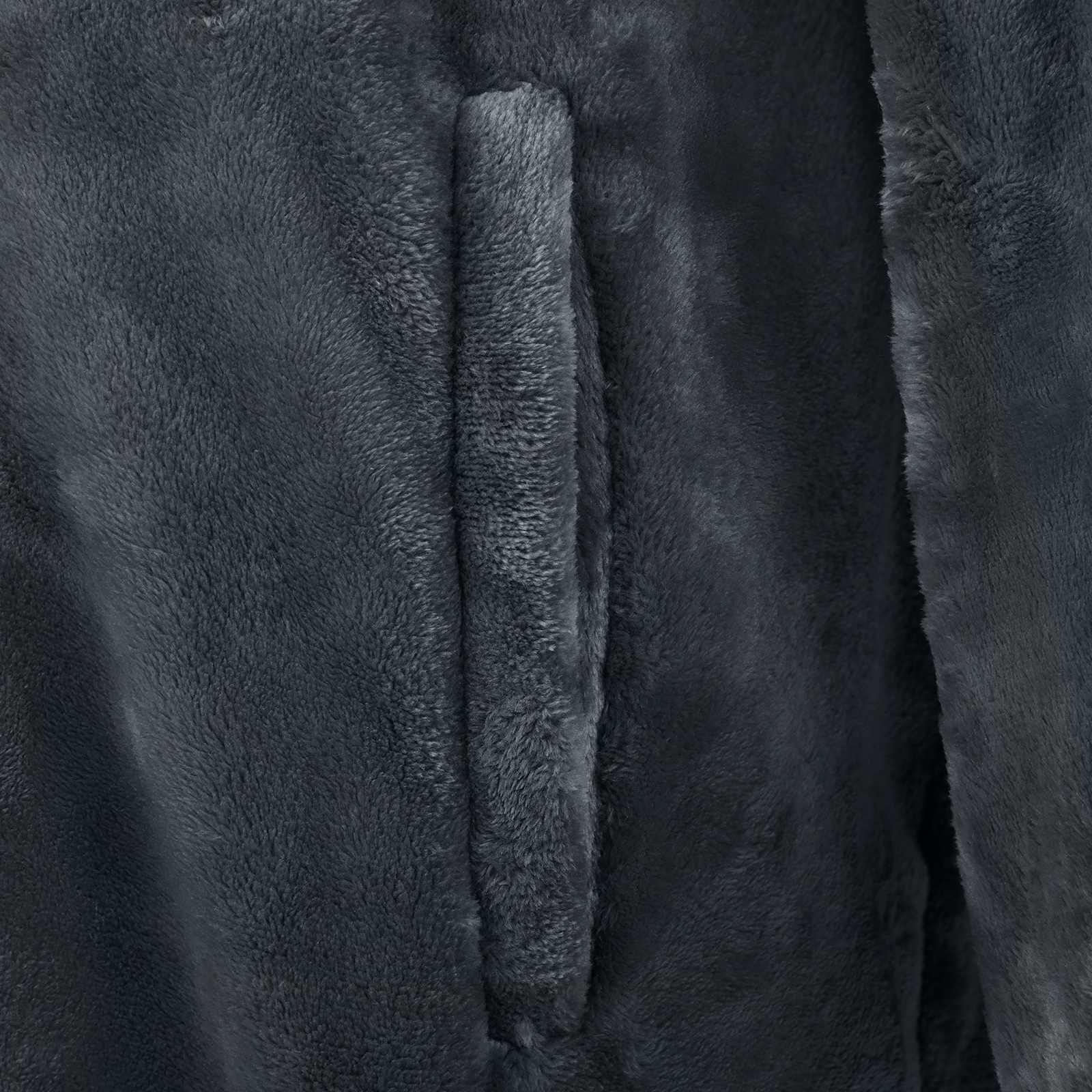 vidaXL Bluza-koc Granatowy s Flanela