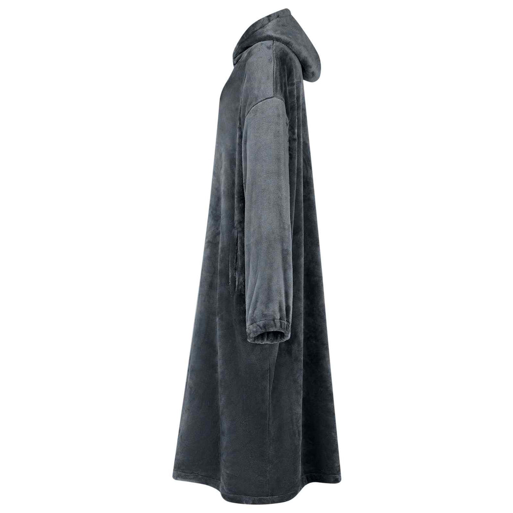 vidaXL Bluza-koc Granatowy m Flanela