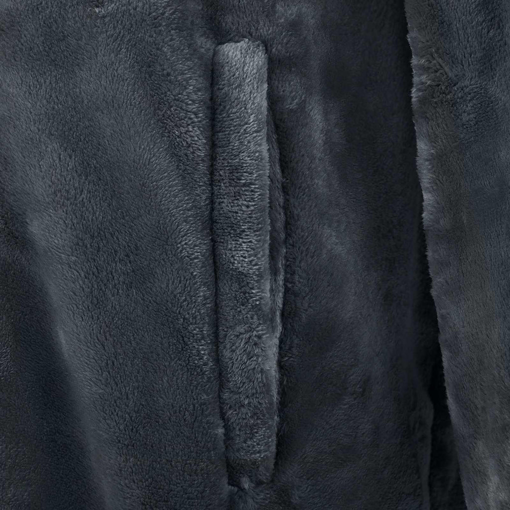 vidaXL Bluza-koc Granatowy l Flanela