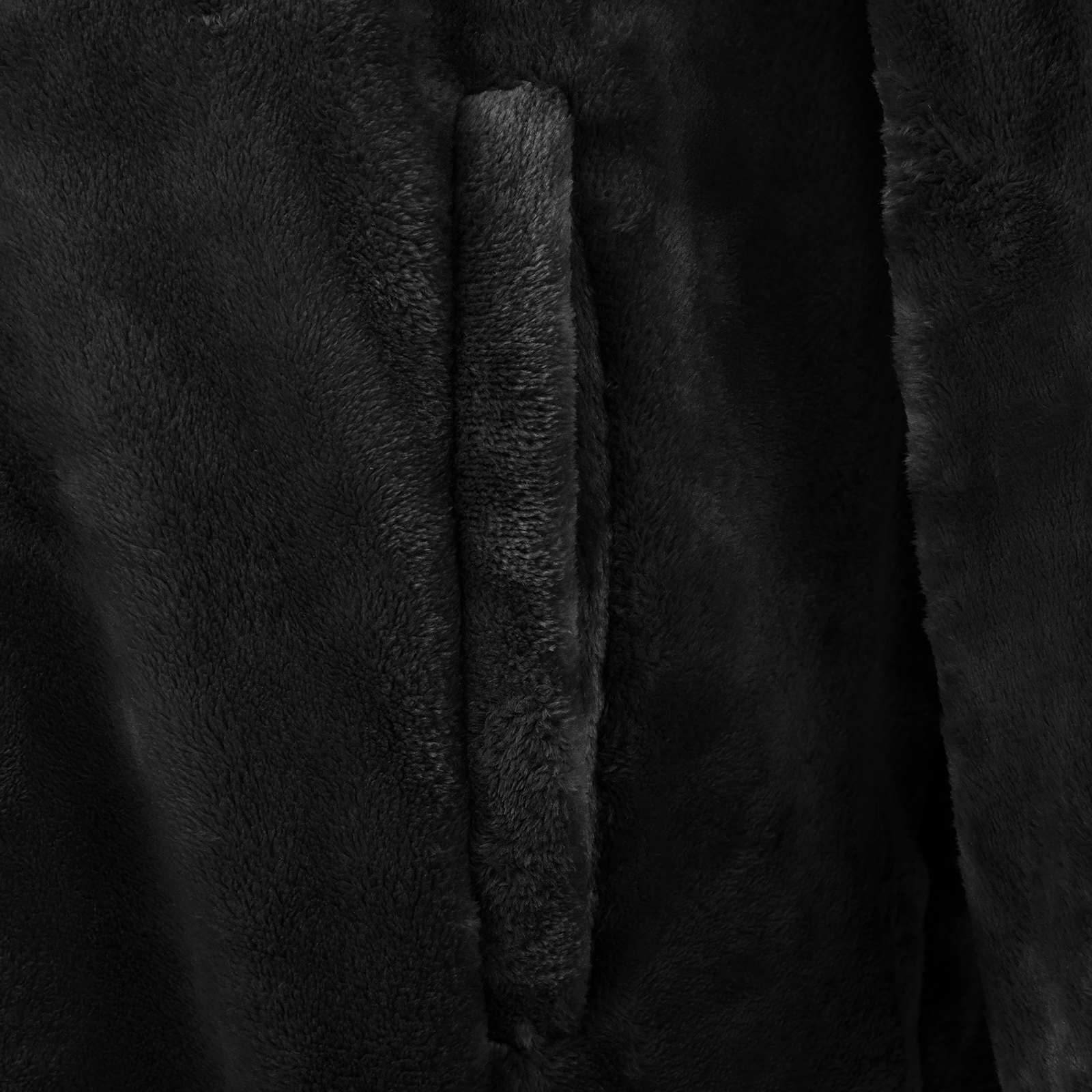 vidaXL Bluza-koc Czarny l Flanela
