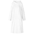 vidaXL Bluza-koc Biały l Flanela