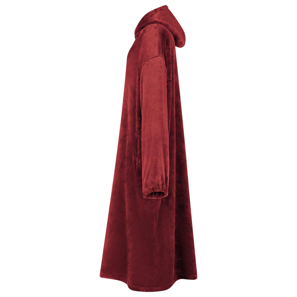 vidaXL Bluza-koc Bordeaux Czerwony s Flanela