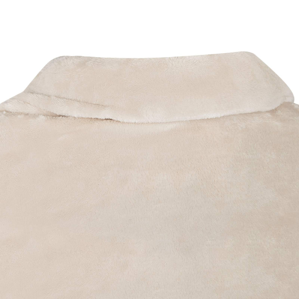 vidaXL Bluza-koc Beżowy F Flanela