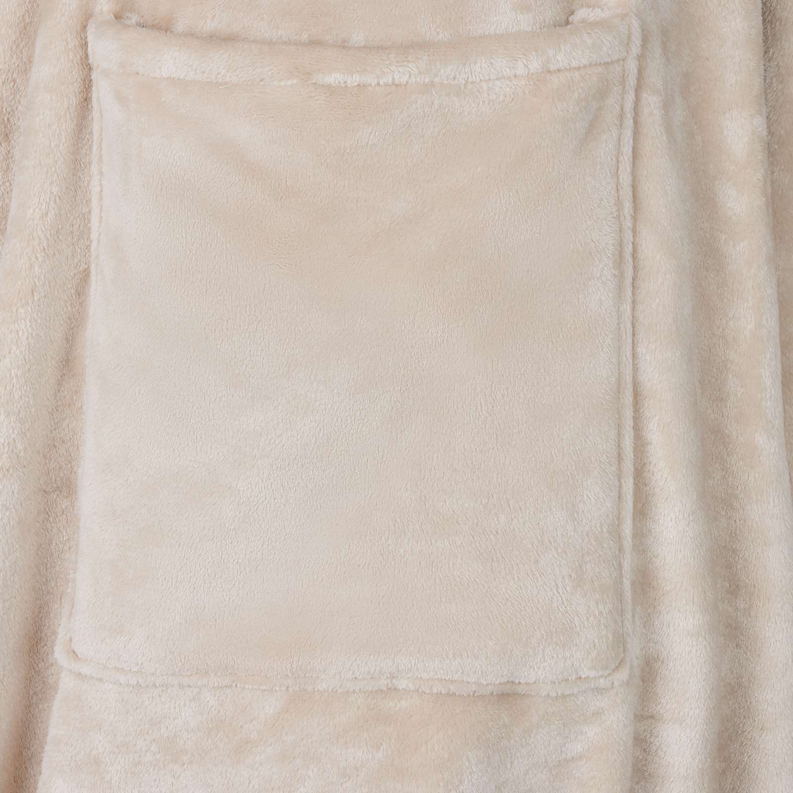 vidaXL Bluza-koc Beżowy F Flanela