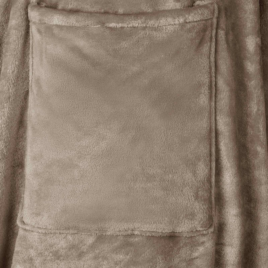vidaXL Bluza-koc Camel F Flanela