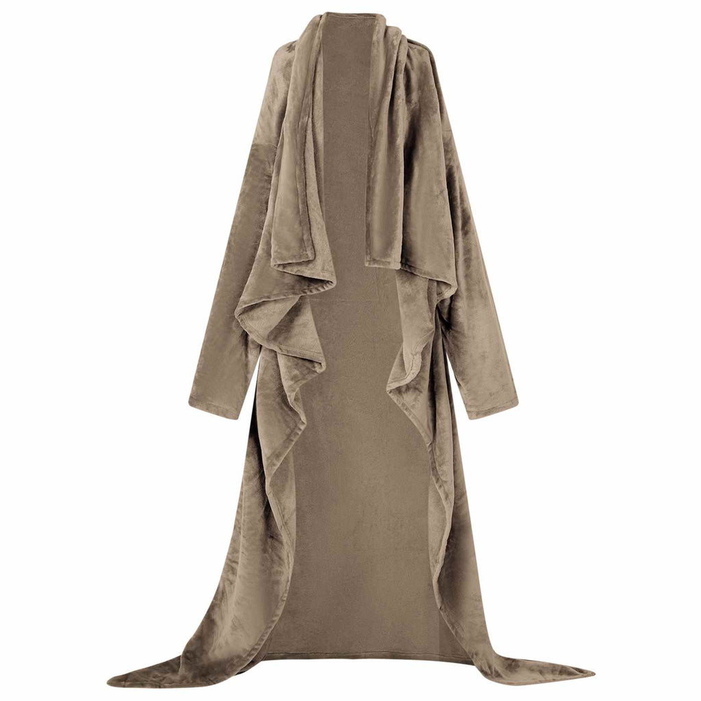 vidaXL Bluza-koc Camel F Flanela