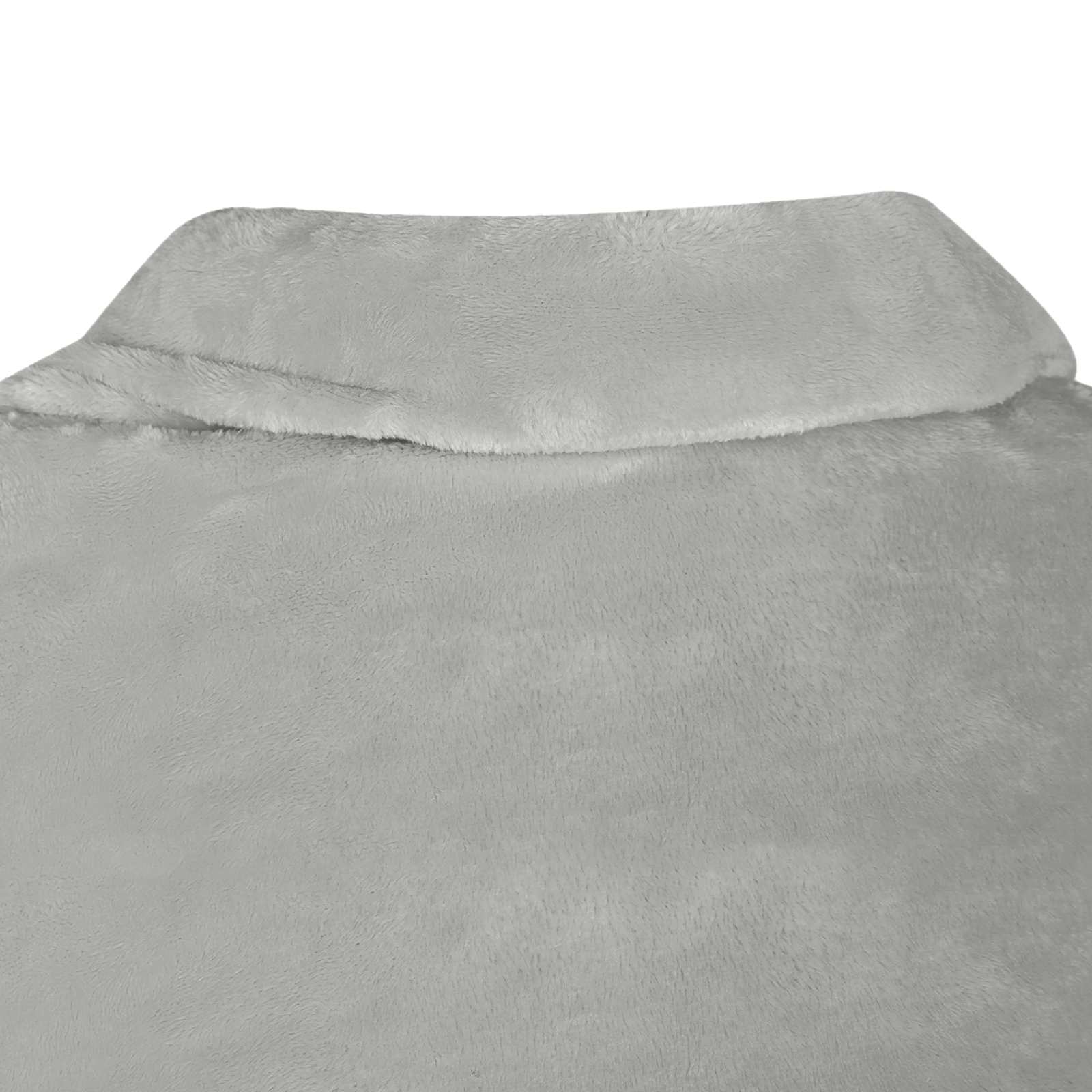vidaXL Bluza-koc Szary F Flanela