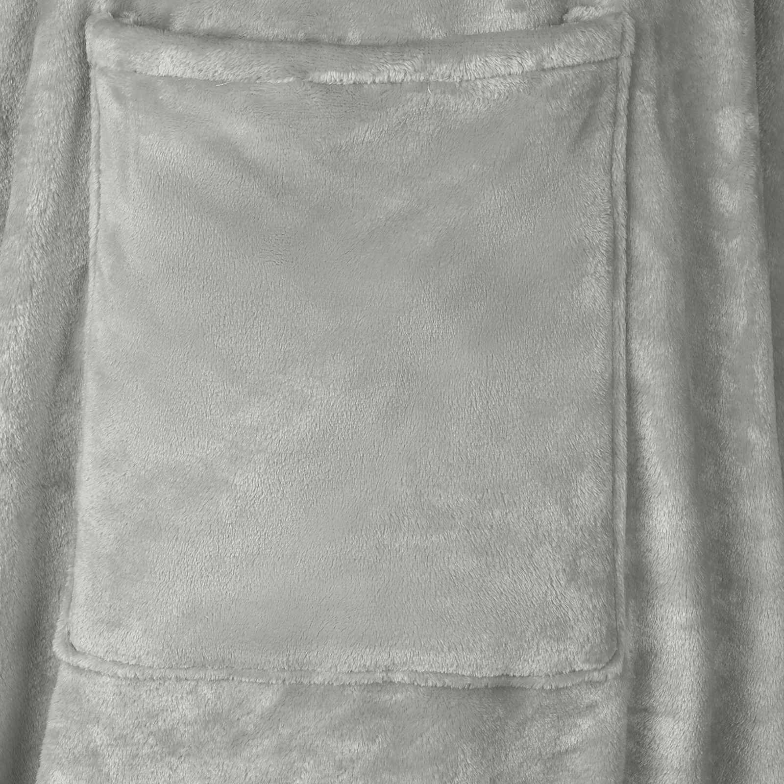 vidaXL Bluza-koc Szary F Flanela