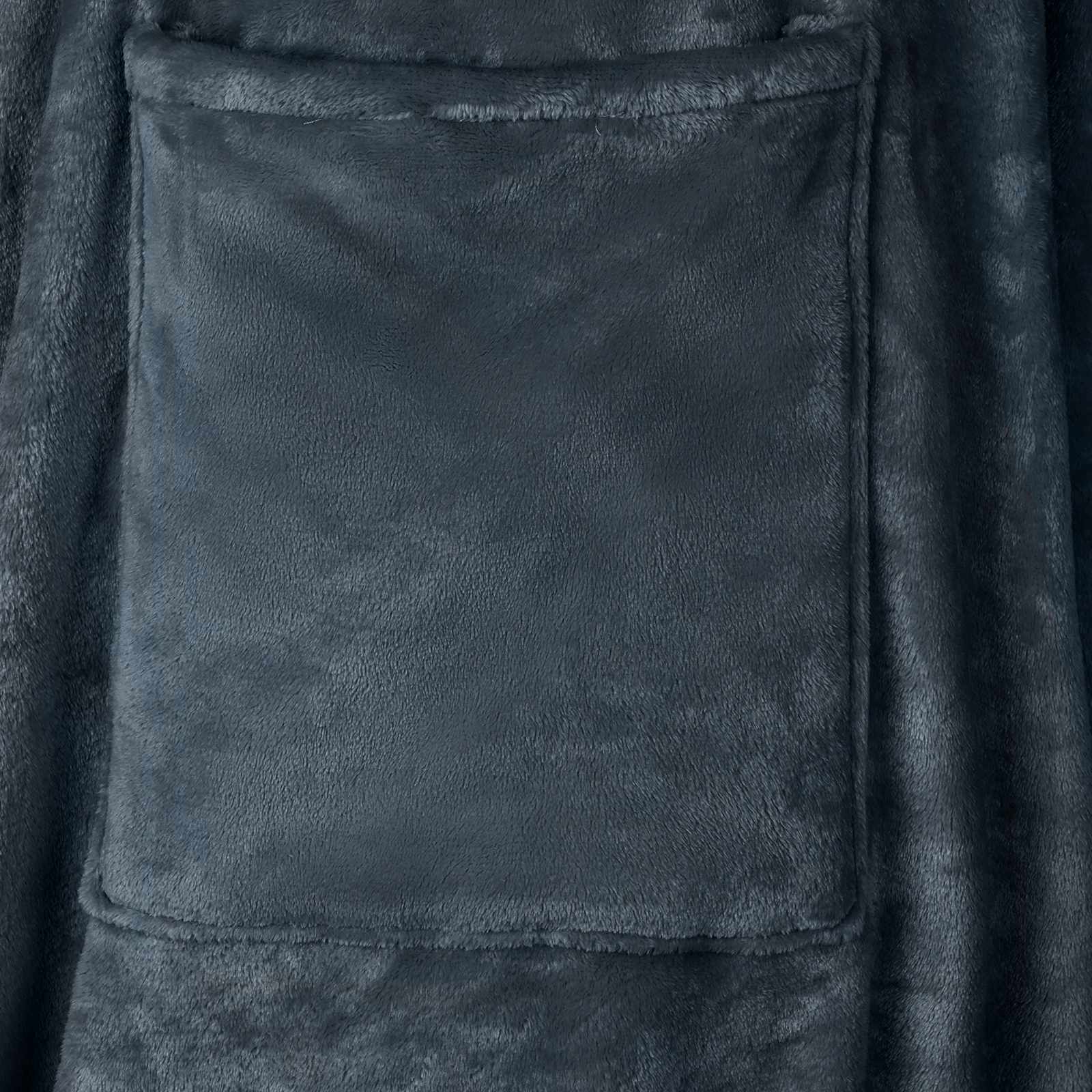 vidaXL Bluza-koc Granatowy F Flanela
