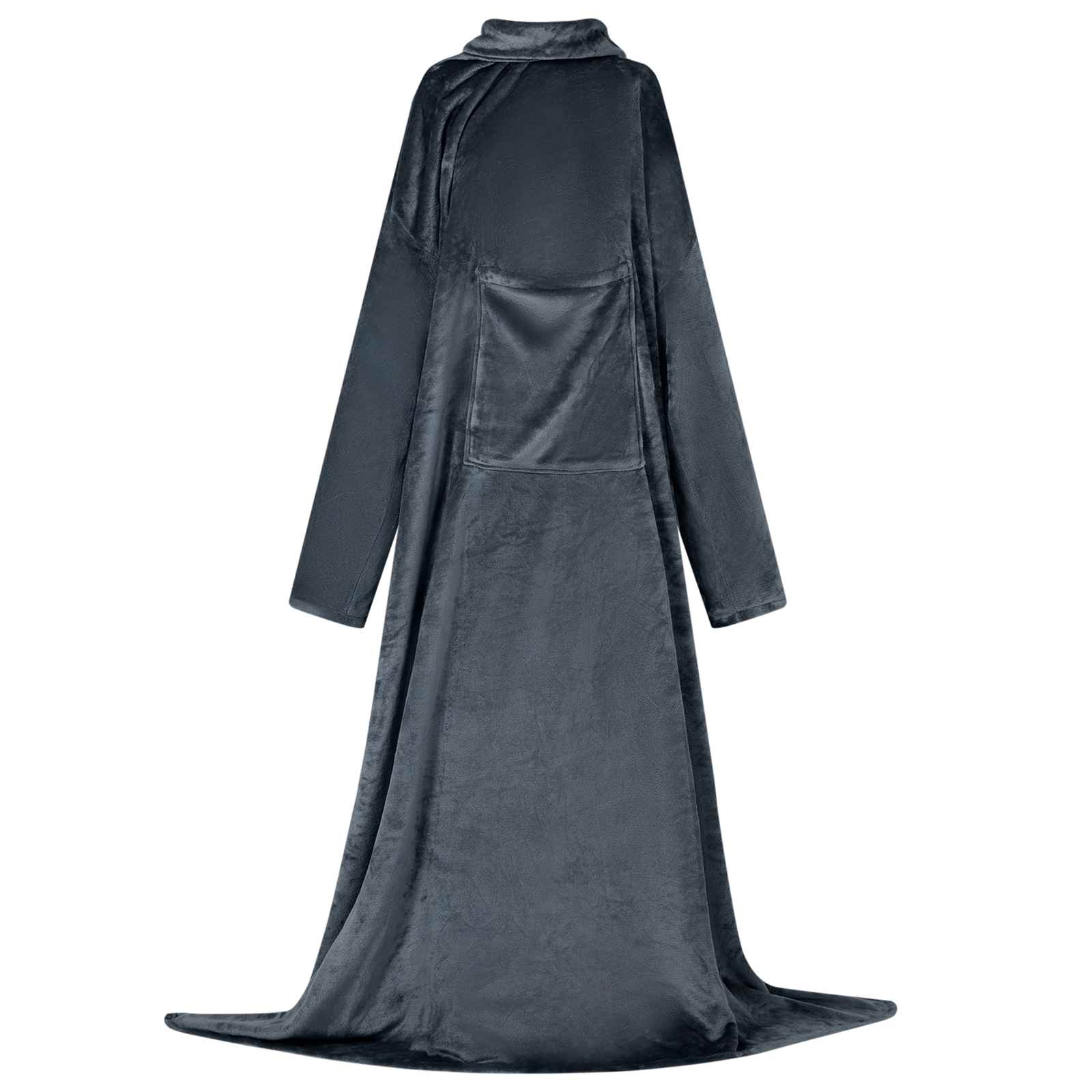 vidaXL Bluza-koc Granatowy F Flanela