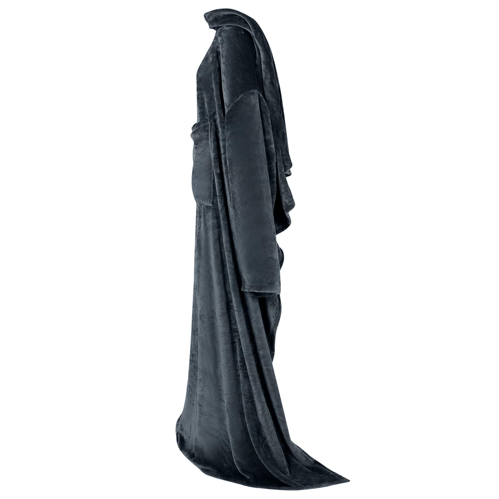 vidaXL Bluza-koc Granatowy F Flanela