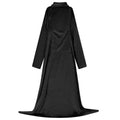 vidaXL Bluza-koc Czarny F Flanela